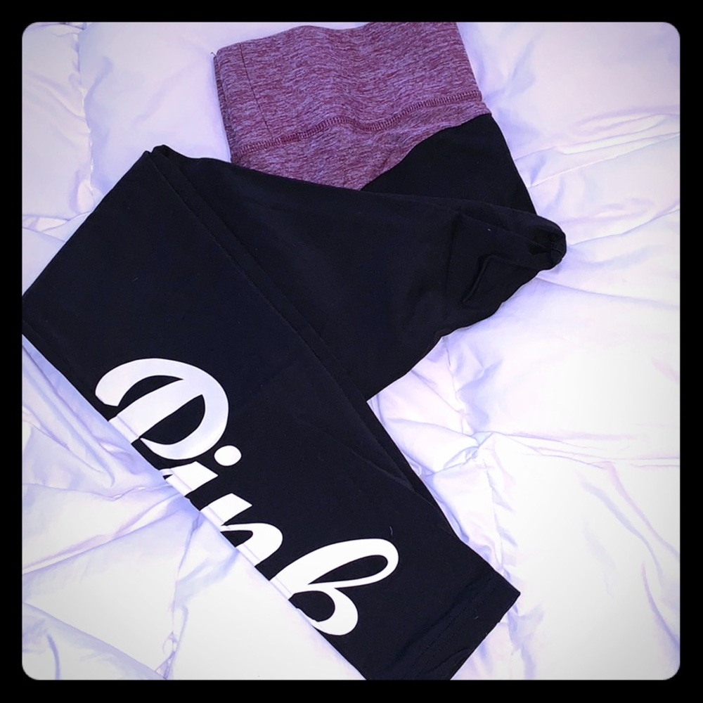 Vs pink leggings!